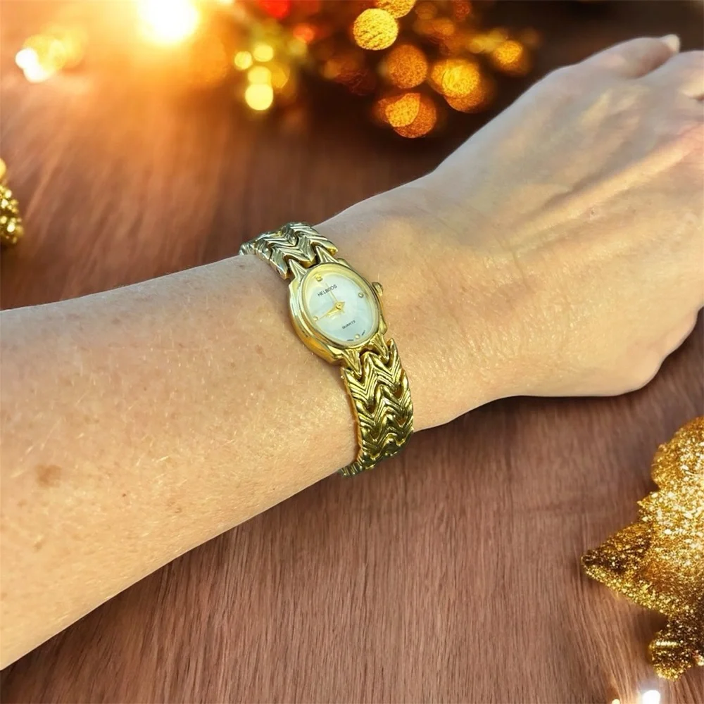 Vintage Helbros Women’s Watch Gold Tone